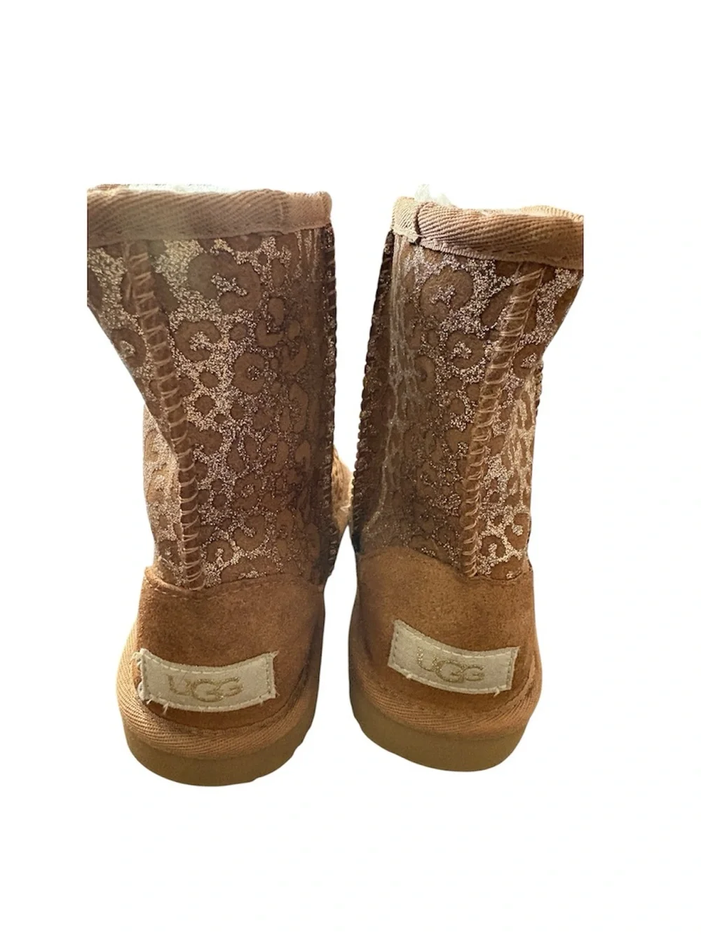 UGG Leopard Boots Girls New Classic Size 13